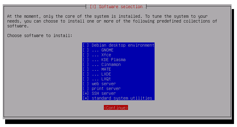 debian-software-selection